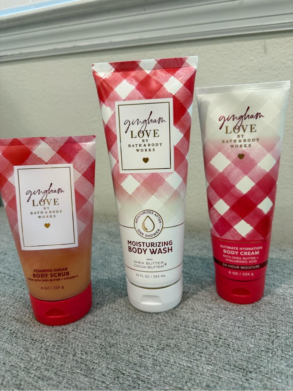 Bath & Body Works Gingham Love Moisturizing Body Trio